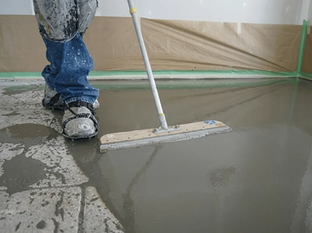 Uneven floor being professionally repaired in Denver, CO